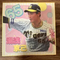 阪神タイガース 湯浅 直筆サイン色紙 おまけ付き - メルカリ