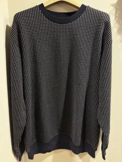 green label relaxing ドット柄ニット