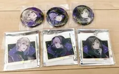 ツイステ アクリルキーホルダー 缶バッジ ポムフィオーレ