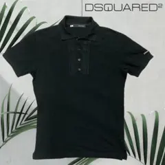 早い者勝ち✨極美品 DSQUARED2 ディースク　ポロシャツ　黒S イタリア製のサムネイル