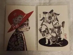 ヒグチユウコ　ポストカード　2枚セット　ボリス雑貨店 ようこそ