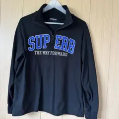 ハーフジップ トップス