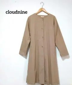 ノーカラー トレンチコート