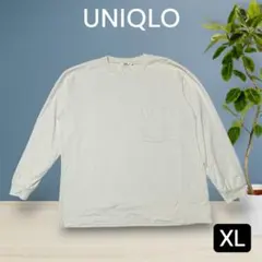 UNIQLO XL ライトベージュ Tシャツ