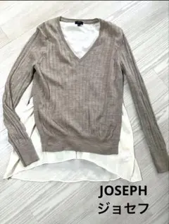 JOSEPH ジョセフシルクインナードッキングリブニットMのサムネイル