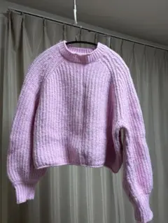 ZARA ピンク 長袖ニットセーター