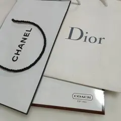 CHANEL & COACH &Dior ショップ袋 セット