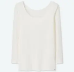 ユニクロ　極暖　ヒートテック　M ロングスリーブ　白