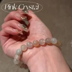 天然さくらピンクアゲートブレスレット（8mm〜8.8mm）