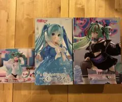 初音ミク フィギュア 3種セット レイニーダンスPunk 猫耳Tシャツver.