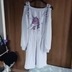 sue ユニコーン 長袖オフショルダーワンピース 130