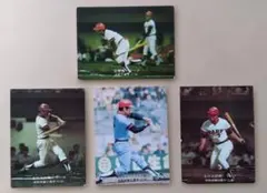 カルビープロ野球カード　1975年　広島　衣笠祥雄 選手　4枚セット