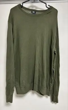 UNIQLO ユニクロ　薄手　ロングニット　XL