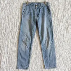 m2114【スローブイエナ】LE DENIM ストレートデニム ジーンズ 38のサムネイル