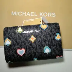 MICHAEL KORS マイケルコース 2つ折り財布　ブラック
