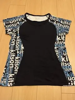kitson Tシャツ Mサイズ ブラック/ブルー　テニスウェア　練習着のサムネイル