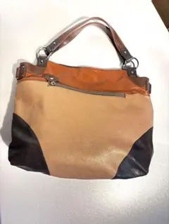 ね*ん様 レザーショルダーバッグ 多色使い
