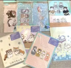 mofusand カバー付きノート クリアファイル マルチケース　9点セット