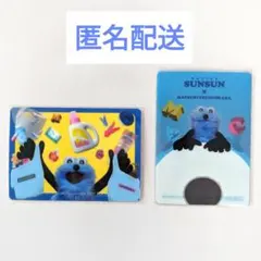 パペットスンスン　マツキヨココカラ　コラボ　クリアカード付きステッカー　2枚