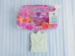 ANNA SUI アナスイ ミラー 手鏡 ホワイト 白 ポーチ ピンク 鏡のサムネイル