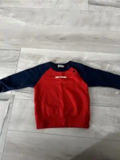 MIKI HOUSE 赤 ネイビー トレーナー 80