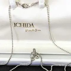 シルバー ダイヤモンド ネックレス 約20cm