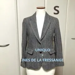 UNIQLO ユニクロ ウールブレンドジャケット S × イネス INES