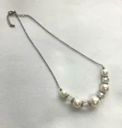 ネックレス コットンパール ビーズ