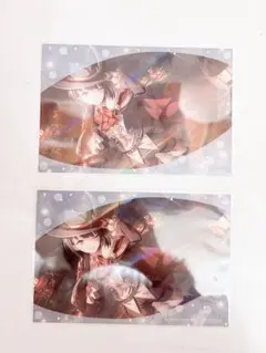 プロセカ アニメイト特典 イラストカード 桐谷遥 2枚セット　フェア特典