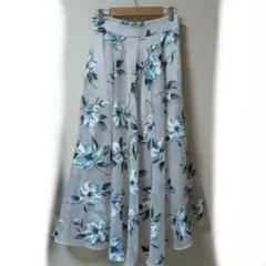 プロポーションボディドレッシング　ラバーフラワーフレアスカート