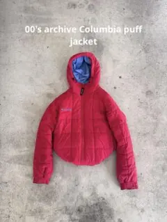 じ*ん様 00s Columbia パフジャケット パフテットダウンパーカー　テ