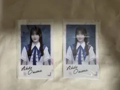 櫻坂46 クリアステッカー　大沼晶保　2枚セット