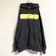 激レア PLEVO ワイドシルエット パーカー L 黒 ストリート ゆるだぼ