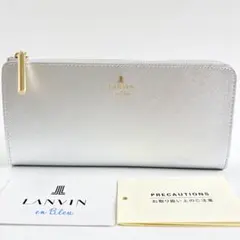 新品　現行品　ランバン オン ブルー リュクサンブールブリエ Lファスナー長財布のサムネイル