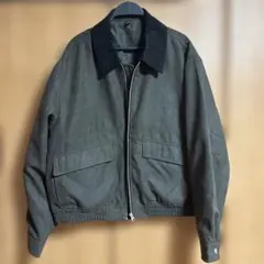 ワークマンカラーズ スウェードタッチショートブルゾン グレー L