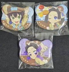 鬼滅の刃　実りの秋まつり 2025 ランダムくま缶バッジ　伊之助　アオイ　しのぶ