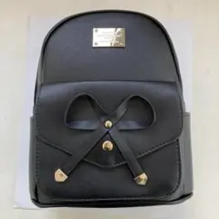 リボン付き ブラック リュック 未使用品