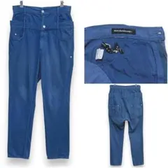 【mercibeaucoup,】テーパードデニム ダブルハイウエスト パンツ