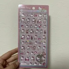 ハローキティ ボンボンドロップシールミニ　正規品　ピンクレアシール