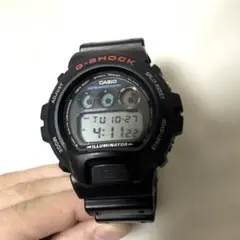 가동품 CASIO G-SHOCK DW-6900 세 번째 블랙 손목시계