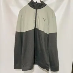 プーマゴルフ　ウォームアップ　1/4 ハーフジップ　スウェットL ゴルフウェア