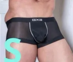 GX3ジーバイスリーＳスイングボクサーブラックAIRSKIN透けEGDETOOTのサムネイル