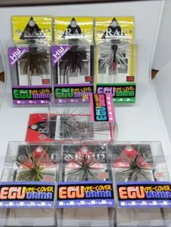 レイドジャパン︰エグダマフェコ・レベル３点、カバー３点、キワミ１点　計７点セットのサムネイル