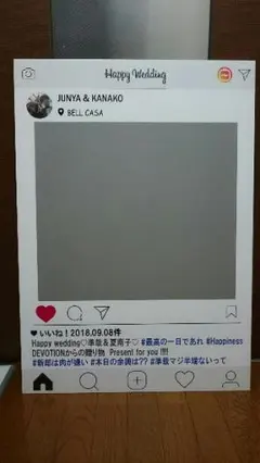結婚式ペーパープロップス ウェルカムスペース ウェディングボード インスタパネル