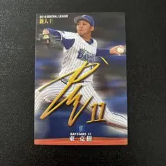 プロ野球チップス2019 第1弾　東克樹　タイトルホルダー