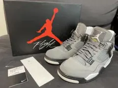 Nike AirJordan4 GS RETRO COOLGRAY 27.0