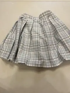 チェック柄 フレアスカート