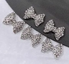 ネイルパーツ　リボン　キラキラ