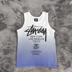 STUSSY キッズ タンクトップ 白 M 110cm ステューシーのサムネイル