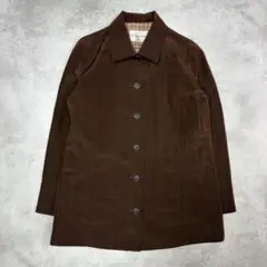 CHARGE ブラウン ステンカラーコート ミドル丈 シンプル ベーシック M